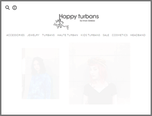 Tablet Screenshot of happyturbans.com